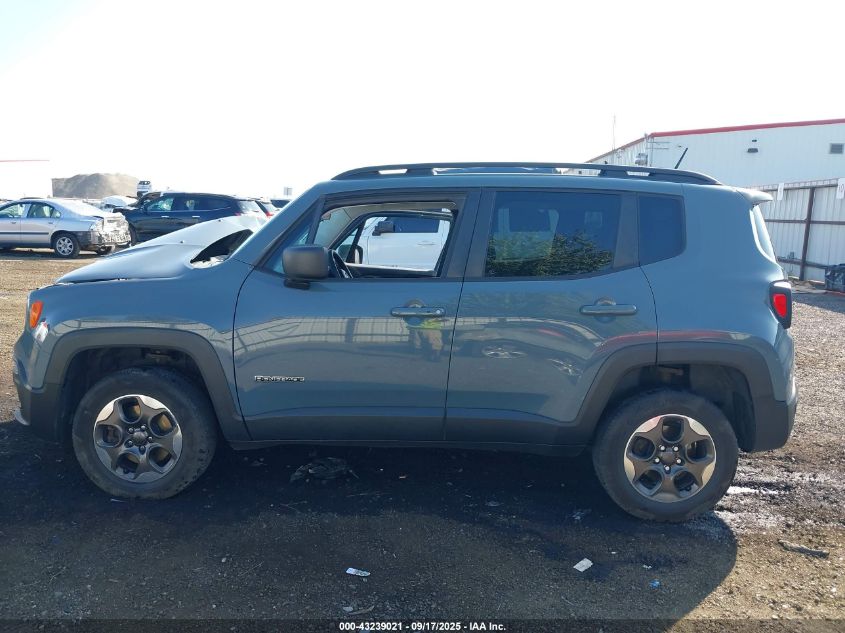 2016 Jeep Renegade Sport VIN: ZACCJBAT3GPE37039 Lot: 43239021