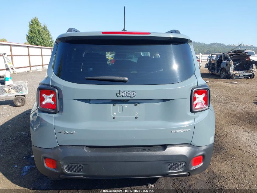 2016 Jeep Renegade Sport VIN: ZACCJBAT3GPE37039 Lot: 43239021