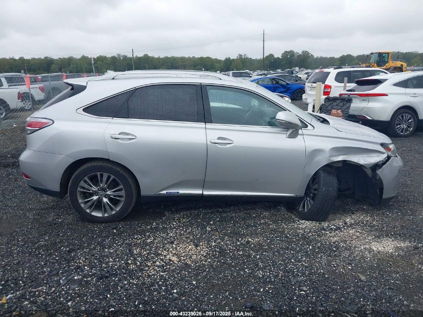 2014 Lexus Rx 450H VIN: JTJBC1BA2E2457512 Lot: 43239026