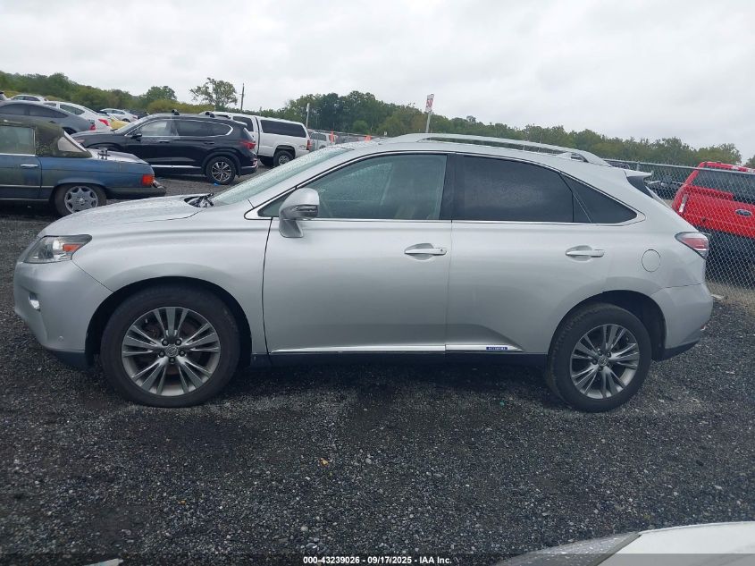 2014 Lexus Rx 450H VIN: JTJBC1BA2E2457512 Lot: 43239026
