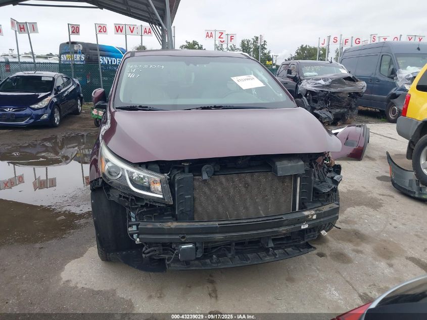 2017 Kia Sedona Lx VIN: KNDMB5C10H6334843 Lot: 43239029