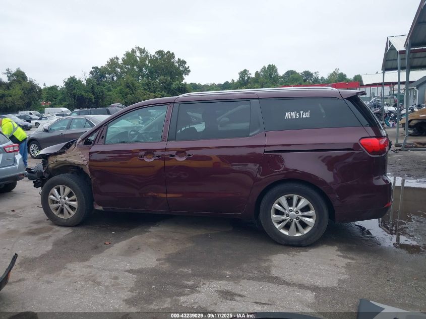 2017 Kia Sedona Lx VIN: KNDMB5C10H6334843 Lot: 43239029