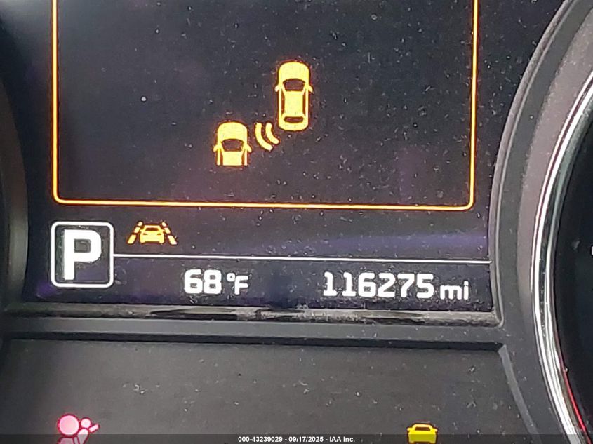 2017 Kia Sedona Lx VIN: KNDMB5C10H6334843 Lot: 43239029