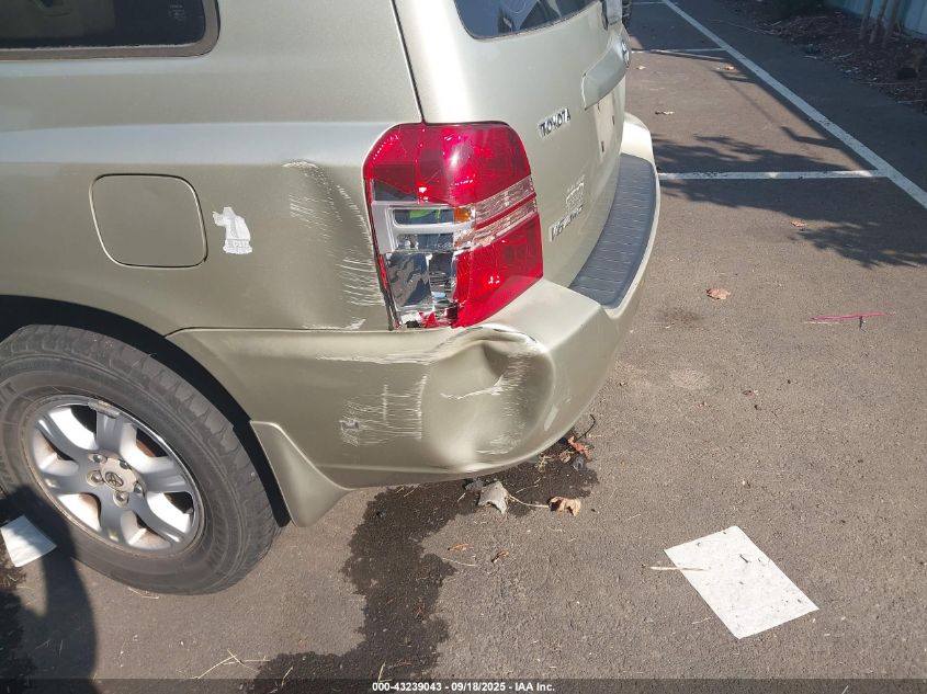 2003 Toyota Highlander V6 VIN: JTEHF21A030151568 Lot: 43239043