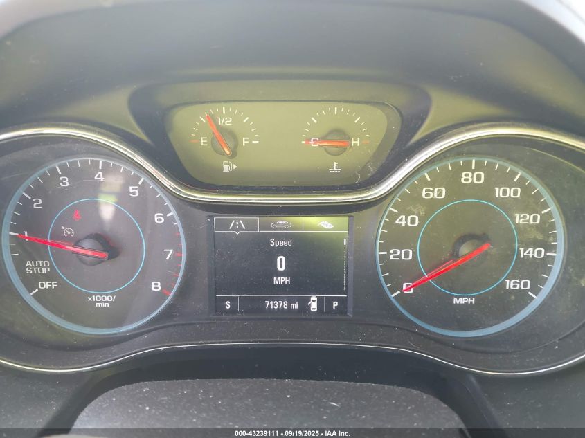 2017 Chevrolet Cruze Lt VIN: 1G1BE5SM8H7272427 Lot: 43239111