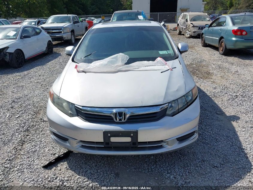 2012 Honda Civic Ex VIN: 2HGFB2F83CH327345 Lot: 43239126