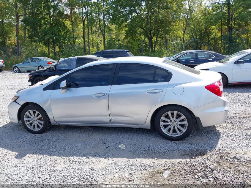 2012 Honda Civic Ex VIN: 2HGFB2F83CH327345 Lot: 43239126