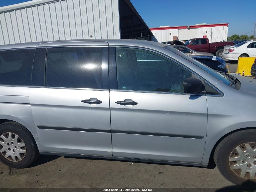 2010 Honda Odyssey Lx VIN: 5FNRL3H26AB041306 Lot: 43239184