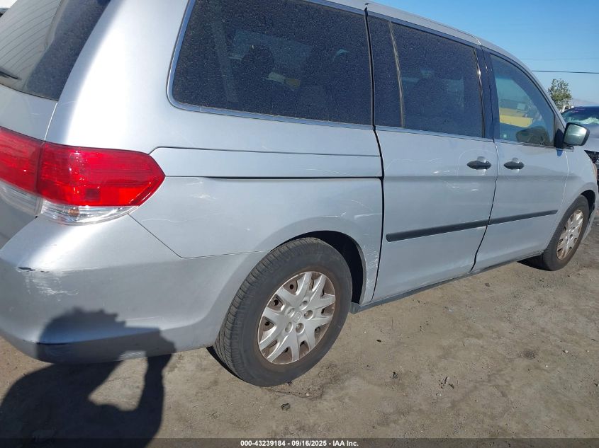2010 Honda Odyssey Lx VIN: 5FNRL3H26AB041306 Lot: 43239184