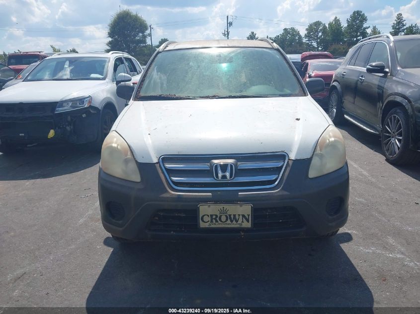 2005 Honda Cr-V Lx VIN: SHSRD68585U305889 Lot: 43239240