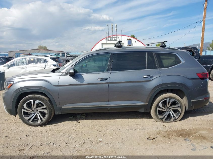 2021 Volkswagen Atlas 3.6L V6 Sel Premium VIN: 1V2TR2CA9MC527086 Lot: 43239285