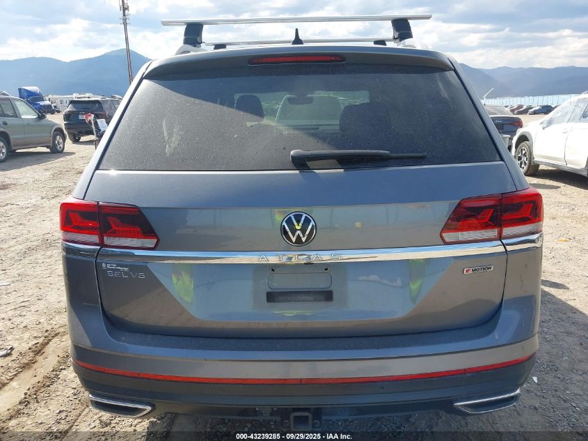 2021 Volkswagen Atlas 3.6L V6 Sel Premium VIN: 1V2TR2CA9MC527086 Lot: 43239285