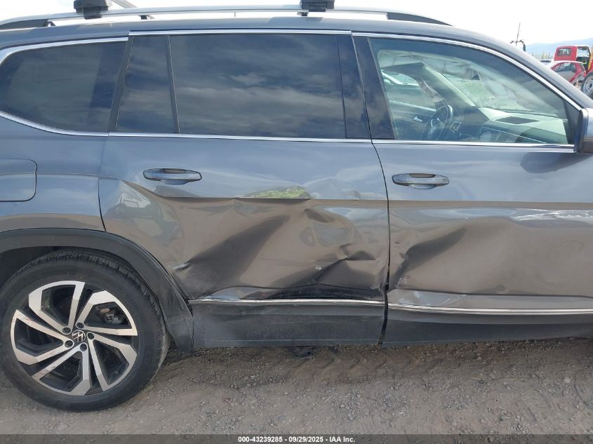 2021 Volkswagen Atlas 3.6L V6 Sel Premium VIN: 1V2TR2CA9MC527086 Lot: 43239285