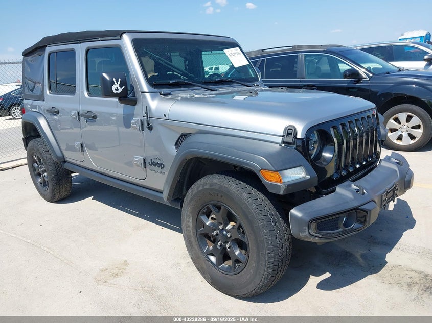 2020 JEEP WRANGLER UNLIMITED WILLYS 4X4 - 1C4HJXDG7LW340134