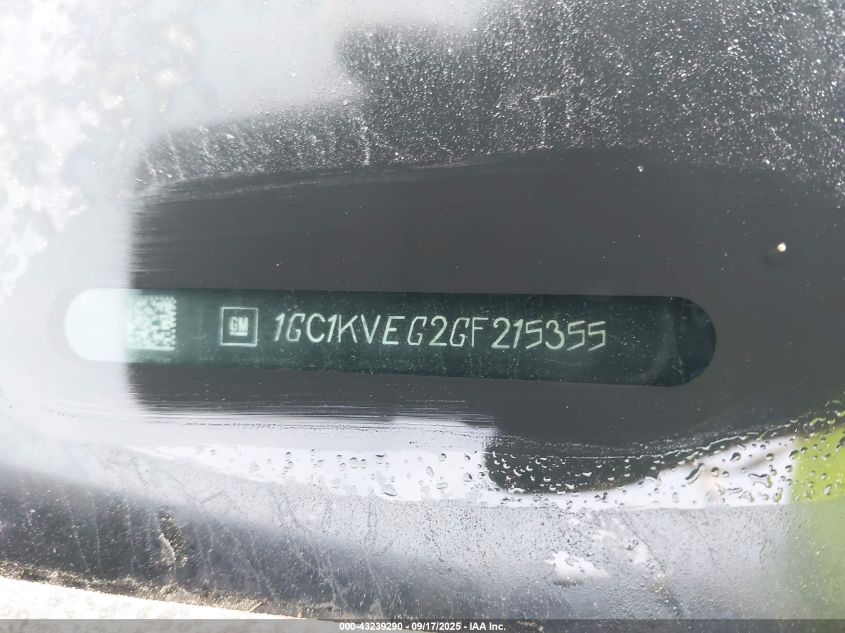 2016 Chevrolet Silverado 2500Hd Lt VIN: 1GC1KVEG2GF215355 Lot: 43239290