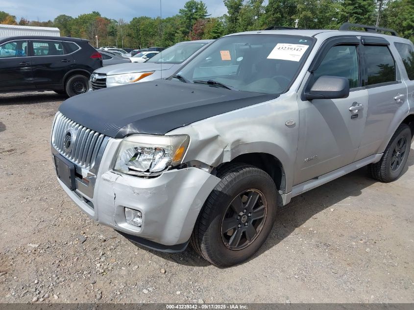2008 Mercury Mariner I4 VIN: 4M2CU81Z98KJ08818 Lot: 43239342