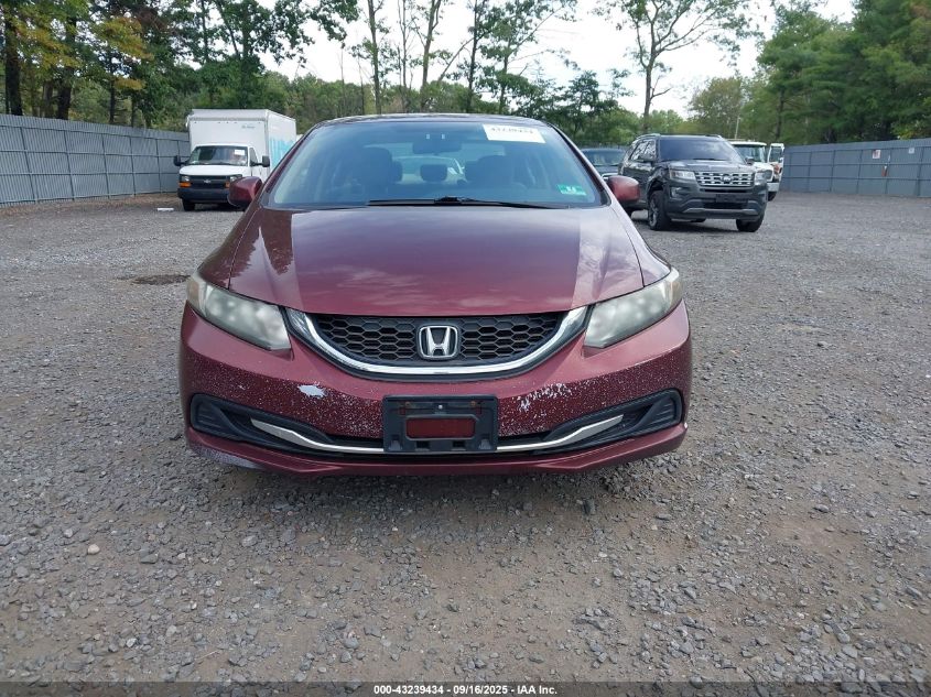 2013 Honda Civic Lx VIN: 19XFB2F55DE219617 Lot: 43239434