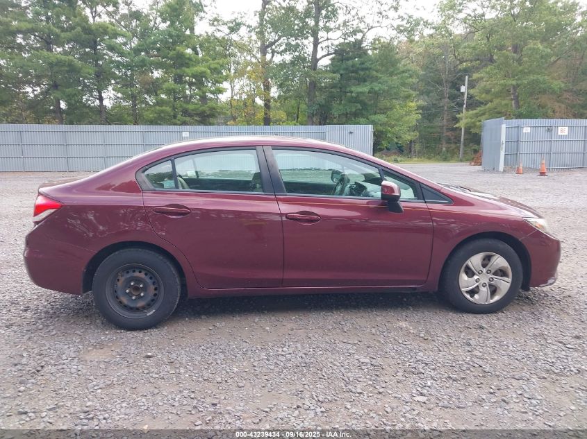 2013 Honda Civic Lx VIN: 19XFB2F55DE219617 Lot: 43239434