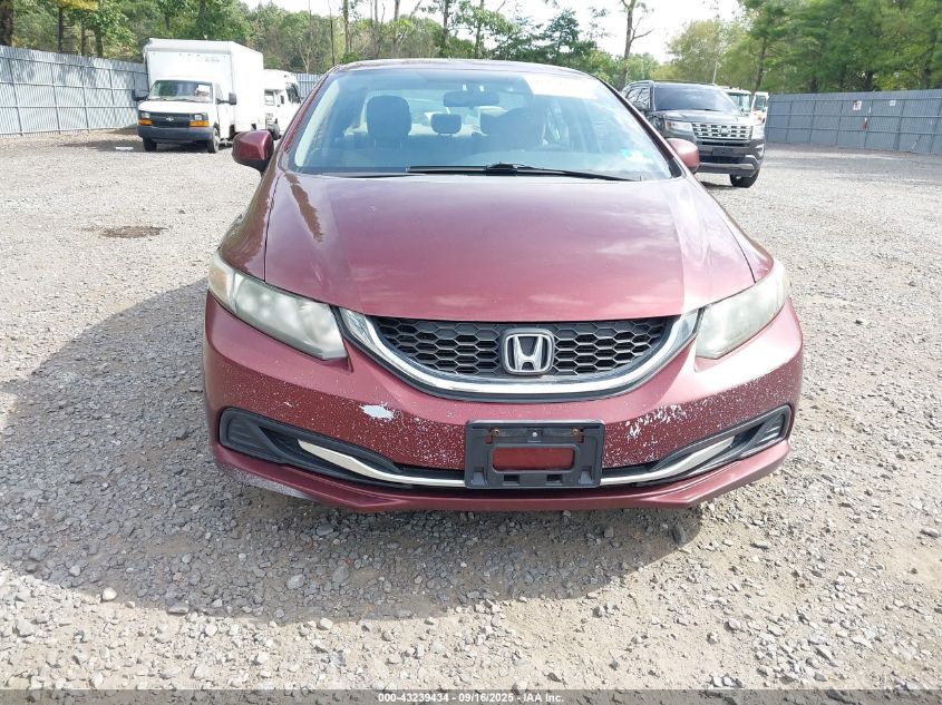 2013 Honda Civic Lx VIN: 19XFB2F55DE219617 Lot: 43239434