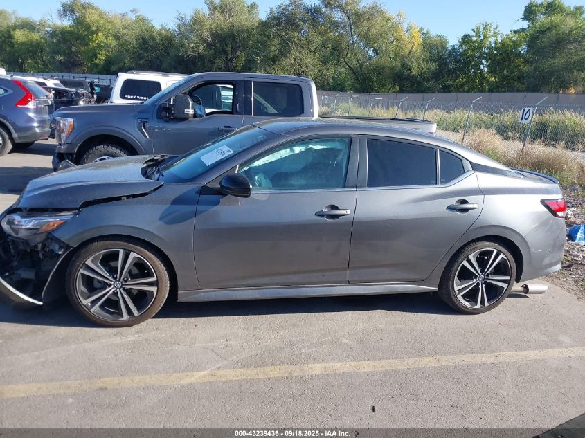 2021 Nissan Sentra Sr Xtronic Cvt VIN: 3N1AB8DV4MY289563 Lot: 43239436