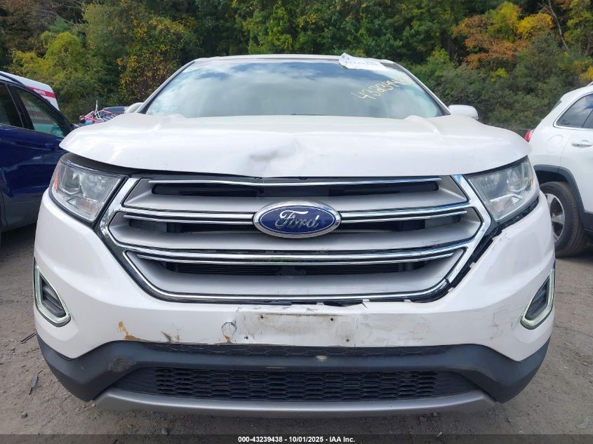 2015 Ford Edge Sel VIN: 2FMTK4J81FBB58076 Lot: 43239438