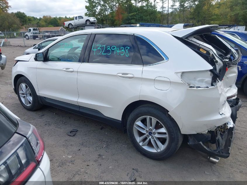 2015 Ford Edge Sel VIN: 2FMTK4J81FBB58076 Lot: 43239438