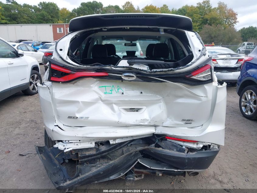 2015 Ford Edge Sel VIN: 2FMTK4J81FBB58076 Lot: 43239438