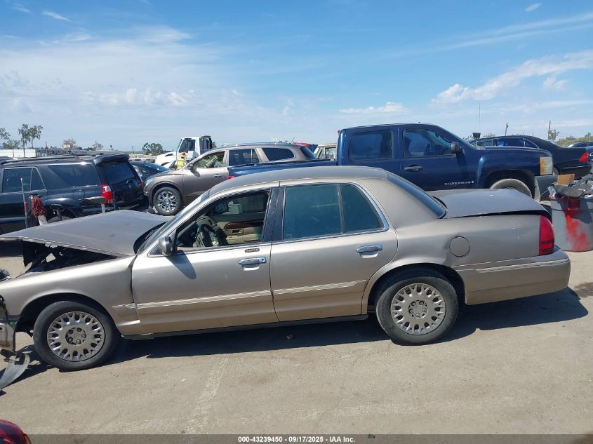 2003 Mercury Grand Marquis Gs VIN: 2MEFM74W03X635598 Lot: 43239450