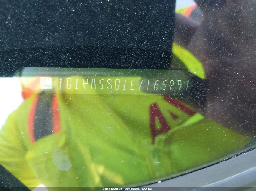 2014 Chevrolet Cruze Ls Auto VIN: 1G1PA5SG1E7165291 Lot: 43239522