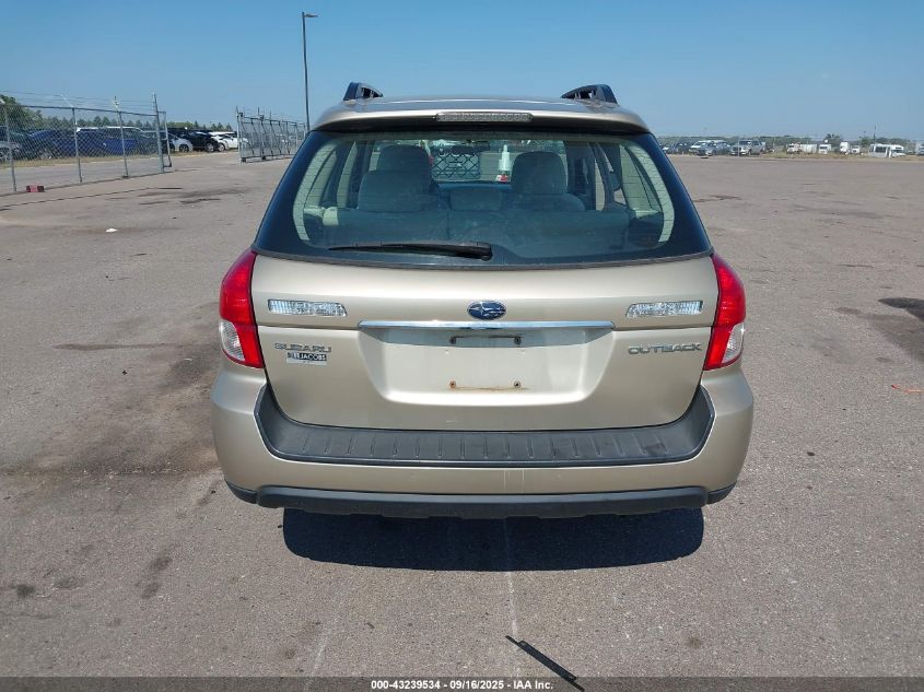 2008 Subaru Outback VIN: 4S4BP60C287360466 Lot: 43239534