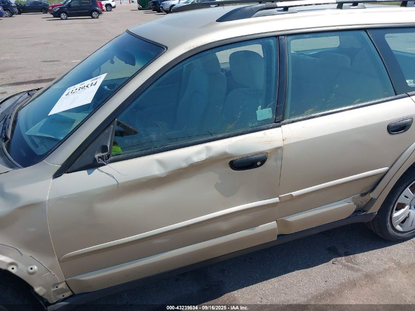 2008 Subaru Outback VIN: 4S4BP60C287360466 Lot: 43239534