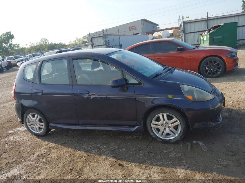 2008 Honda Fit Sport VIN: JHMGD38618S038350 Lot: 43239560