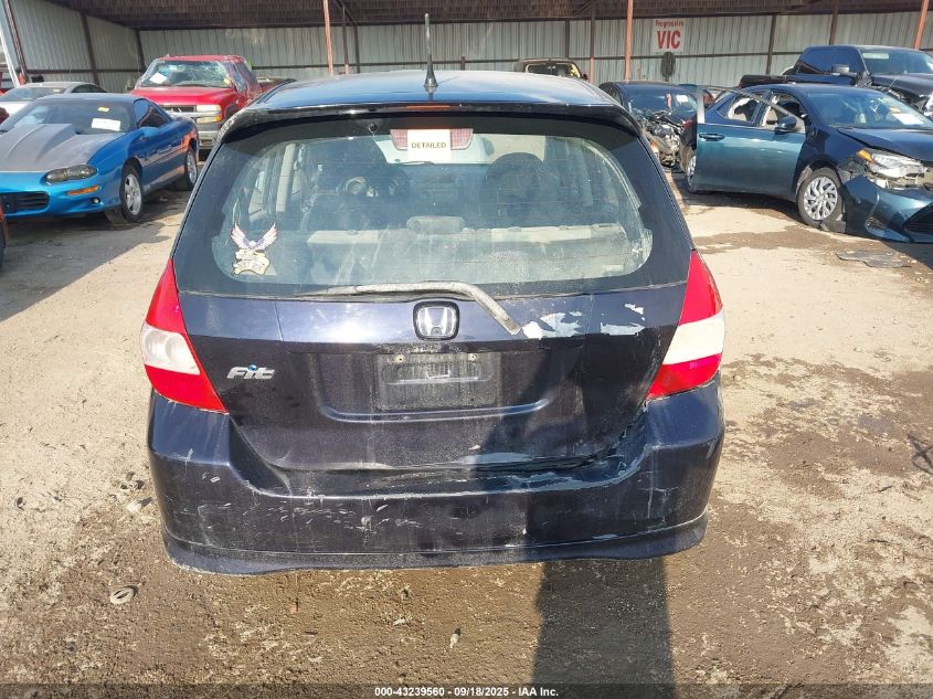 2008 Honda Fit Sport VIN: JHMGD38618S038350 Lot: 43239560