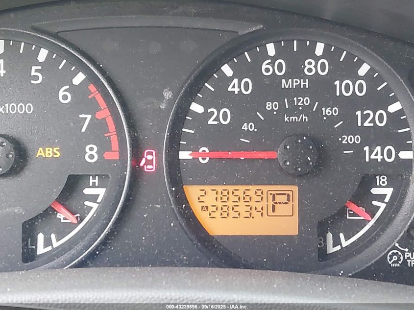 2008 Nissan Xterra S VIN: 5N1AN08W28C522326 Lot: 43239596