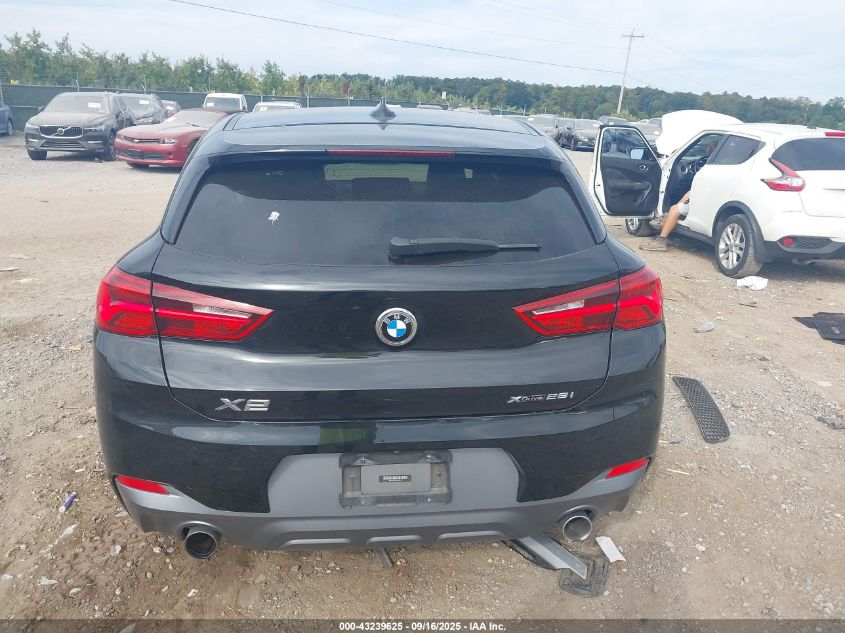 2018 BMW X2 xDrive28I VIN: WBXYJ5C37JEF72177 Lot: 43239625