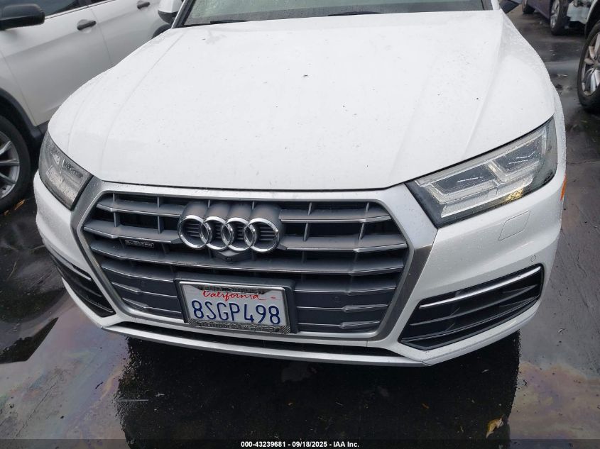 2018 Audi Q5 2.0T Premium/2.0T Tech Premium VIN: WA1CNBFY2J2021777 Lot: 43239681