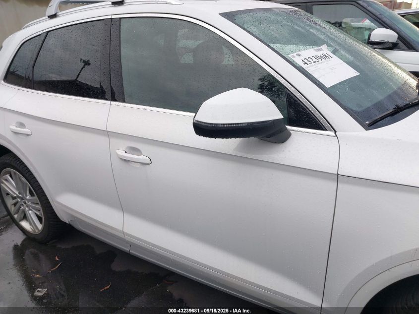 2018 Audi Q5 2.0T Premium/2.0T Tech Premium VIN: WA1CNBFY2J2021777 Lot: 43239681