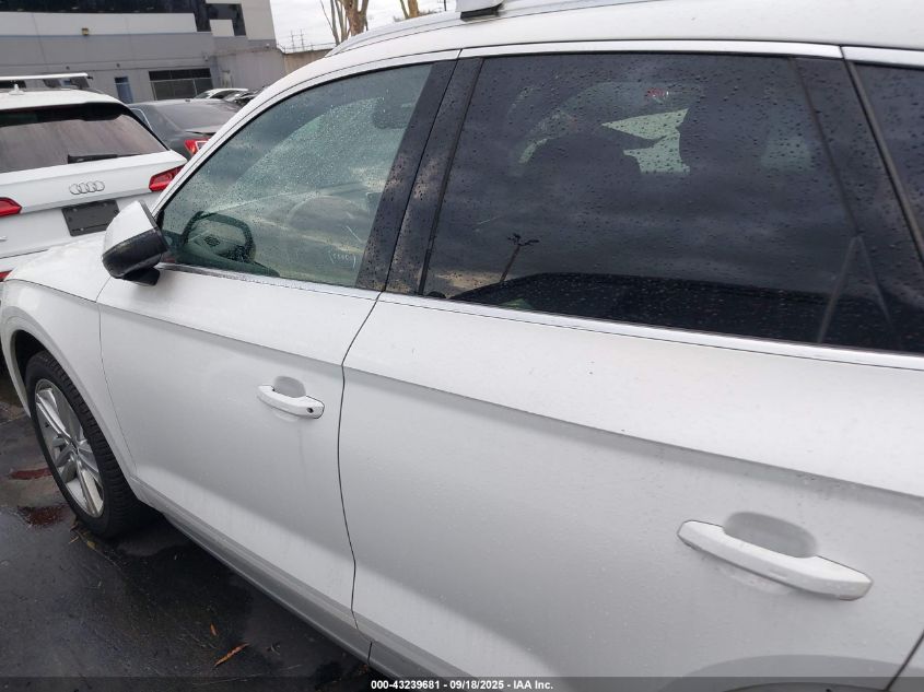 2018 Audi Q5 2.0T Premium/2.0T Tech Premium VIN: WA1CNBFY2J2021777 Lot: 43239681