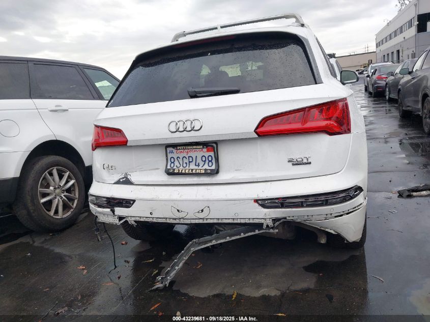 2018 Audi Q5 2.0T Premium/2.0T Tech Premium VIN: WA1CNBFY2J2021777 Lot: 43239681