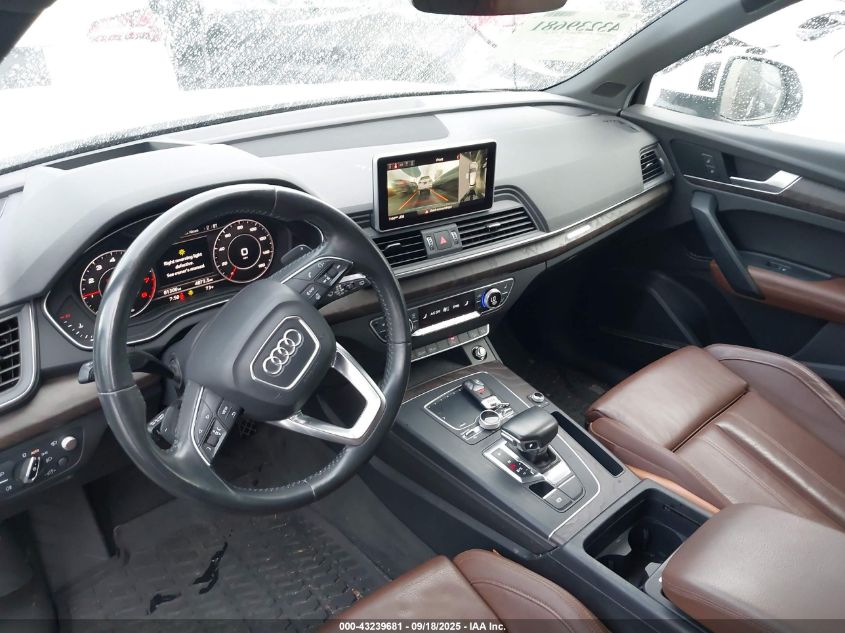 2018 Audi Q5 2.0T Premium/2.0T Tech Premium VIN: WA1CNBFY2J2021777 Lot: 43239681