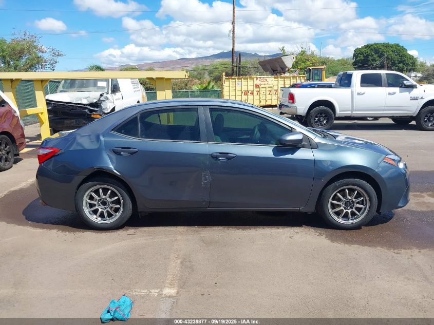2015 Toyota Corolla Le/Le Plus/Le Premium VIN: 5YFBURHE3FP199061 Lot: 43239877