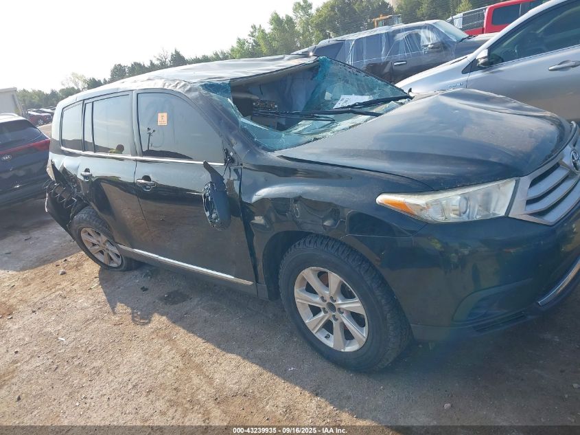 2013 Toyota Highlander VIN: 5TDZA3EHXDS037676 Lot: 43239935