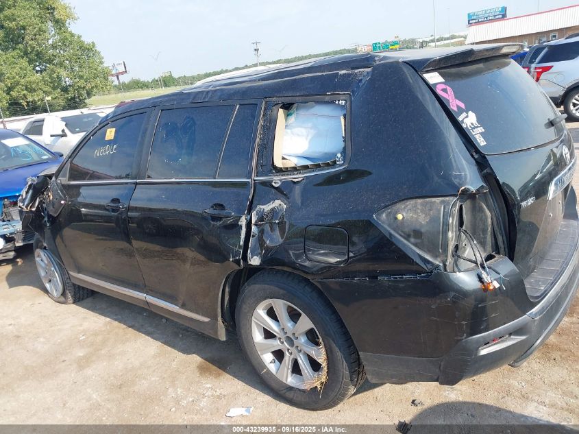 2013 Toyota Highlander VIN: 5TDZA3EHXDS037676 Lot: 43239935