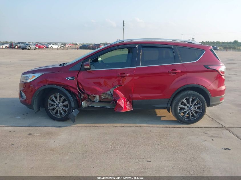 2017 Ford Escape Titanium VIN: 1FMCU0JD4HUF10676 Lot: 43239995