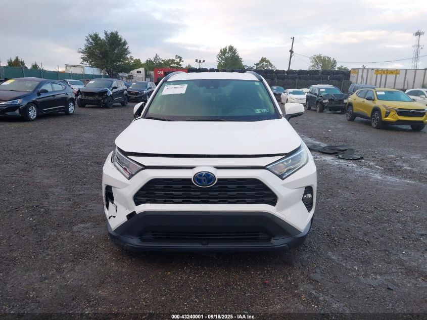 2020 Toyota Rav4 Hybrid Xle VIN: JTMRWRFV1LD046723 Lot: 43240001