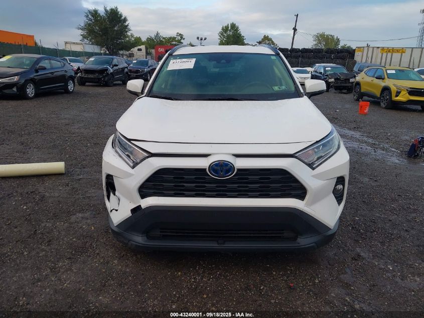 2020 Toyota Rav4 Hybrid Xle VIN: JTMRWRFV1LD046723 Lot: 43240001