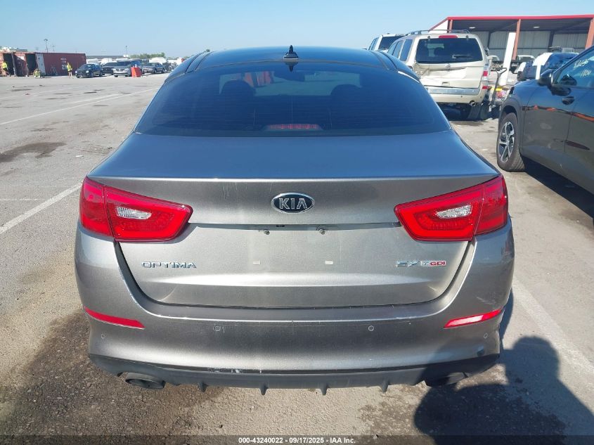 2015 Kia Optima Sx Turbo VIN: 5XXGR4A69FG495630 Lot: 43240022
