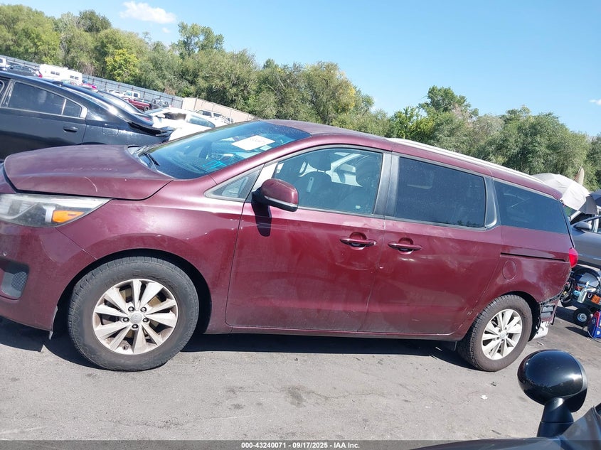 2017 Kia Sedona Lx VIN: KNDMB5C17H6311348 Lot: 43240071
