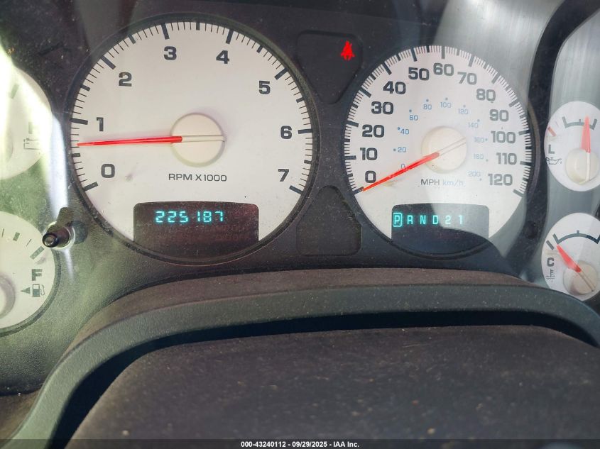 2003 Dodge Ram 1500 Slt/Laramie/St VIN: 1D7HU18N43S169949 Lot: 43240112