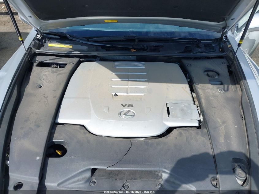 2010 Lexus Ls 460 VIN: JTHBL5EF9A5101504 Lot: 43240138